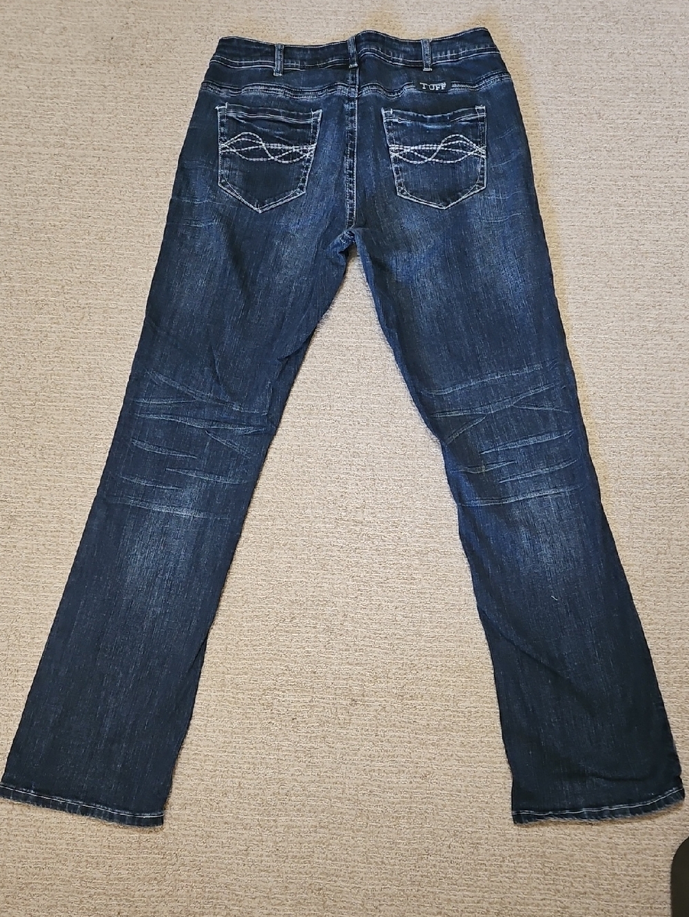Cowgirl Tuff Dark Blue Boot Cut Jeans